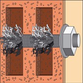 DEN BRAVEN Plastová sítka pro kotvení do dutých materiálů prům. 12 x 50mm